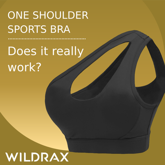 One Shoulder Sports Bra